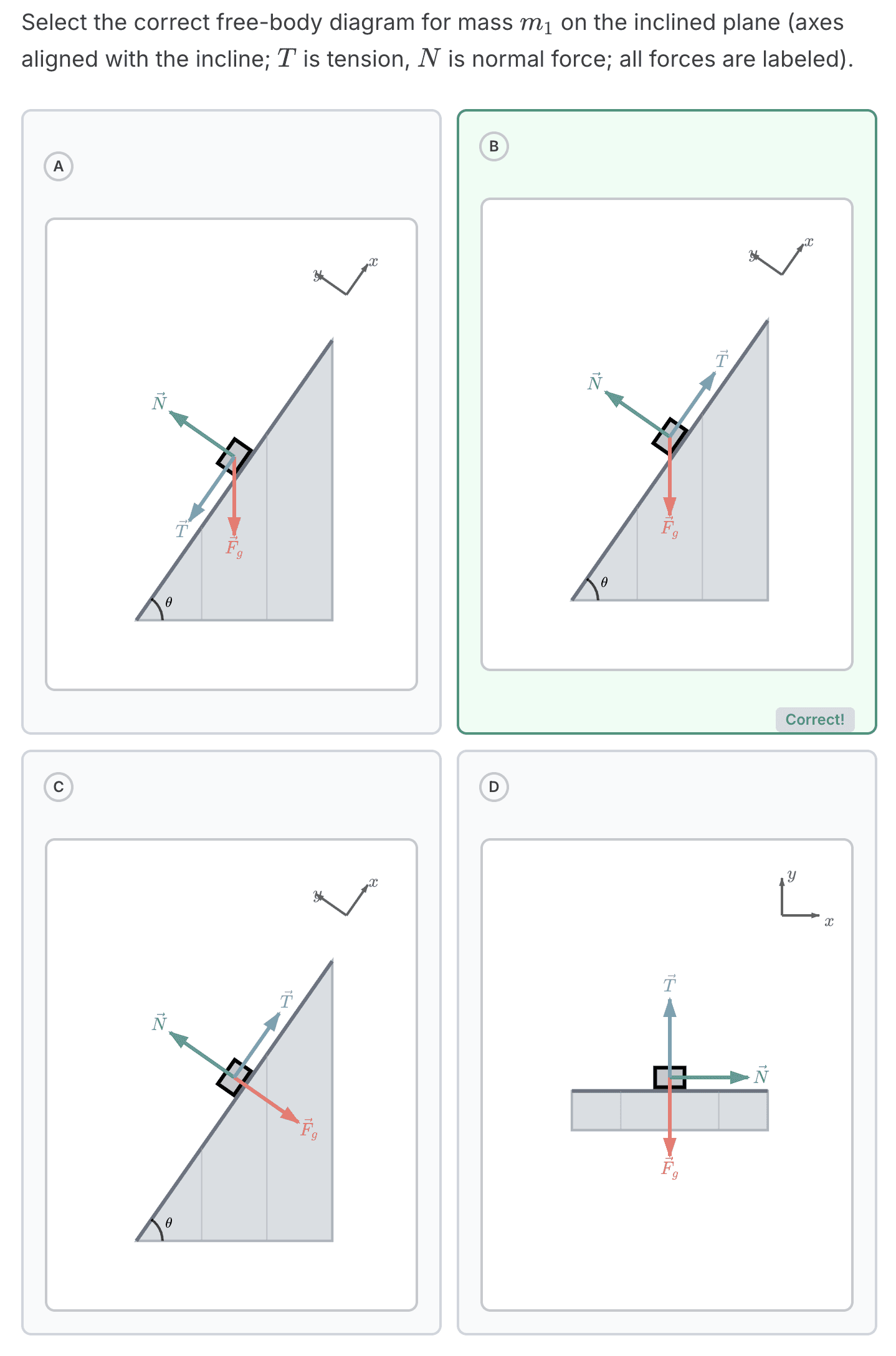 Atwood problem part 1 - set up the problem with a free body diagram